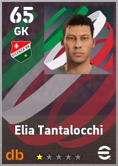 Elia Tantalocchi — GK, OVR 65, MAX 65