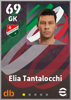 Elia Tantalocchi — GK, OVR 69, MAX 69