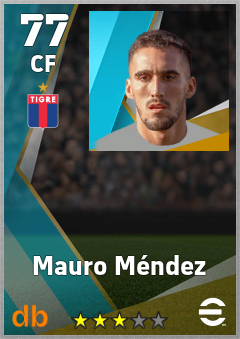 Mauro Méndez — CF, OVR 77, MAX 77