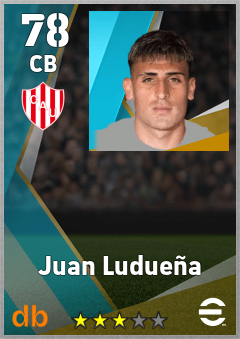Juan Ludueña — CB, OVR 78, MAX 78