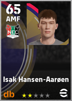 Isak Hansen-Aarøen — AMF, OVR 65, MAX 65