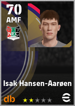 Isak Hansen-Aarøen — AMF, OVR 70, MAX 70