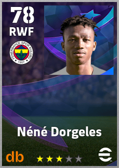 Néné Dorgeles — RWF, OVR 78, MAX 78