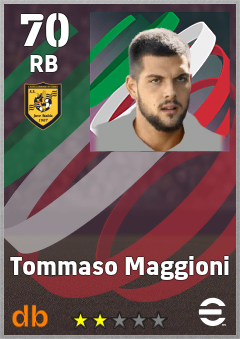 Tommaso Maggioni — RB, OVR 70, MAX 70