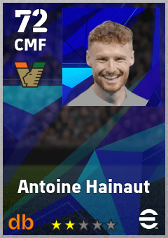 Antoine Hainaut eFootball player card