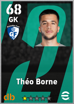 Théo Borne — GK, OVR 68, MAX 68