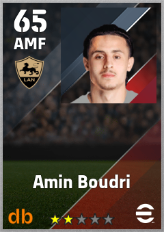 Amin Boudri — AMF, OVR 65, MAX 65