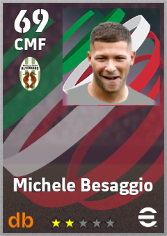 Michele Besaggio — CMF, OVR 69, MAX 69