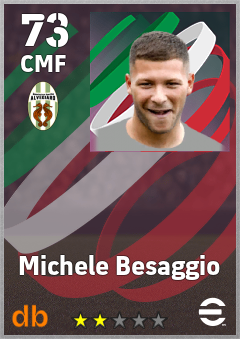 Michele Besaggio — CMF, OVR 73, MAX 73