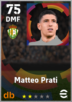Matteo Prati — DMF, OVR 75, MAX 75