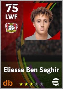Eliesse Ben Seghir eFootball player card