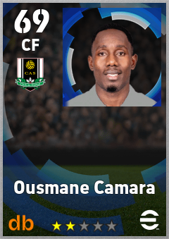Ousmane Camara — CF, OVR 69, MAX 69