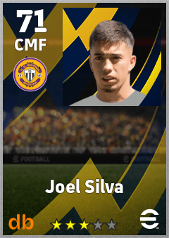 Joel Silva — CMF, OVR 71, MAX 71