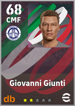 Giovanni Giunti — CMF, OVR 68, MAX 68