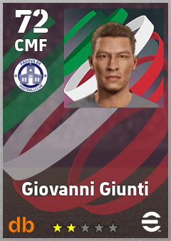Giovanni Giunti — CMF, OVR 72, MAX 72
