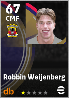 Robbin Weijenberg — CMF, OVR 67, MAX 67