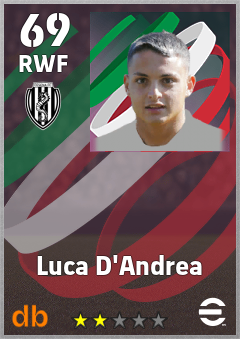 Luca D'Andrea — RWF, OVR 69, MAX 69
