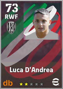 Luca D'Andrea — RWF, OVR 73, MAX 73