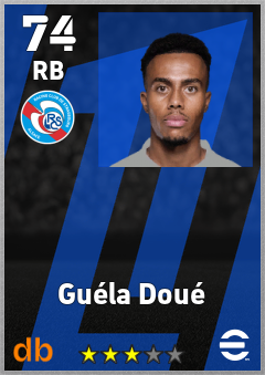 Guéla Doué eFootball player card