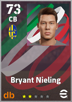 Bryant Nieling — CB, OVR 73, MAX 73