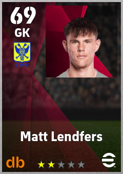 Matt Lendfers eFootball player card