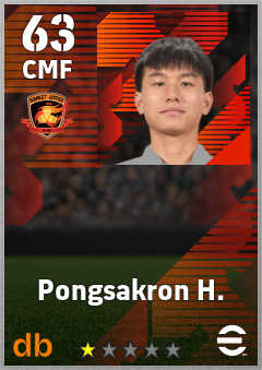 Pongsakron H. — CMF, OVR 63, MAX 63