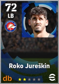 Roko Jureškin — LB, OVR 72, MAX 72