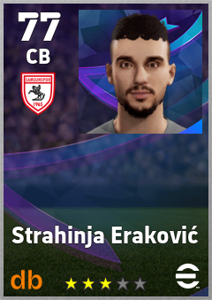 Strahinja Eraković eFootball player card