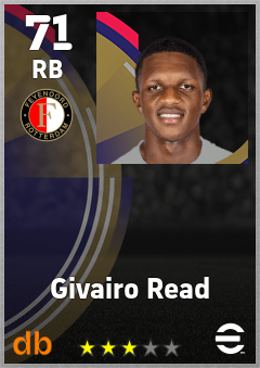 Givairo Read eFootball player card