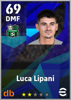 Luca Lipani — DMF, OVR 69, MAX 69