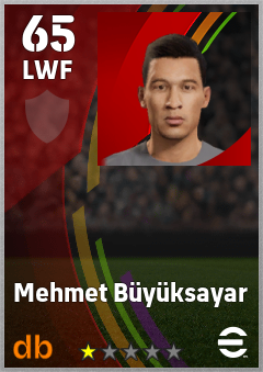 Mehmet Büyüksayar — LWF, OVR 65, MAX 65