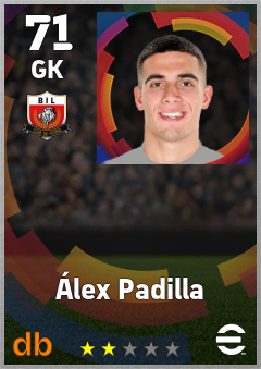 Álex Padilla eFootball player card