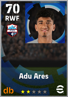 Adu Ares — RWF, OVR 70, MAX 70