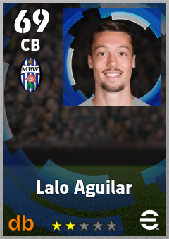 Lalo Aguilar — CB, OVR 69, MAX 69