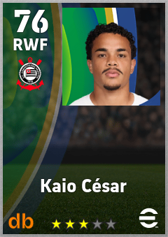 Kaio César — RWF, OVR 76, MAX 76