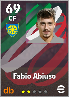 Fabio Abiuso — CF, OVR 69, MAX 69