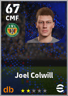 Joel Colwill — CMF, OVR 67, MAX 67