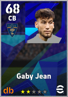 Gaby Jean — CB, OVR 68, MAX 68