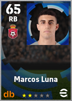 Marcos Luna — RB, OVR 65, MAX 65