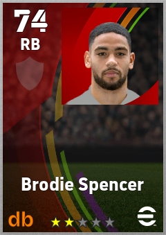 Brodie Spencer — RB, OVR 74, MAX 74