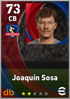 Joaquín Sosa — CB, OVR 73, MAX 73