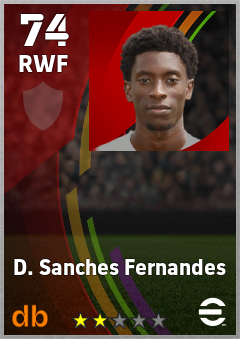 D. Sanches Fernandes — RWF, OVR 74, MAX 74
