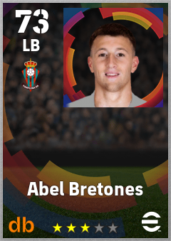 Abel Bretones eFootball player card