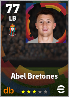 Abel Bretones — LB, OVR 77, MAX 77