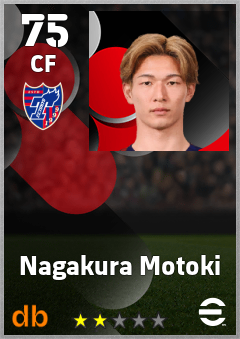 Nagakura Motoki — CF, OVR 75, MAX 75