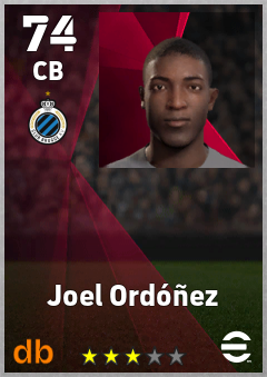 Joel Ordóñez eFootball player card
