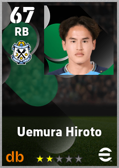 Uemura Hiroto — RB, OVR 67, MAX 67