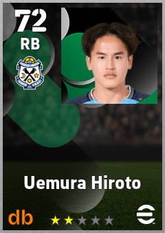 Uemura Hiroto — RB, OVR 72, MAX 72