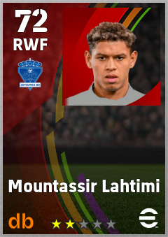 Mountassir Lahtimi — RWF, OVR 72, MAX 72