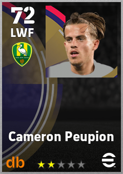 Cameron Peupion — LWF, OVR 72, MAX 72